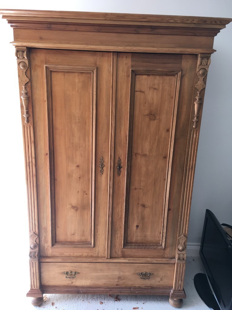 Antique Pine Wardrobe or Linen Cupboard in Bungay, Norfolk Gumtree