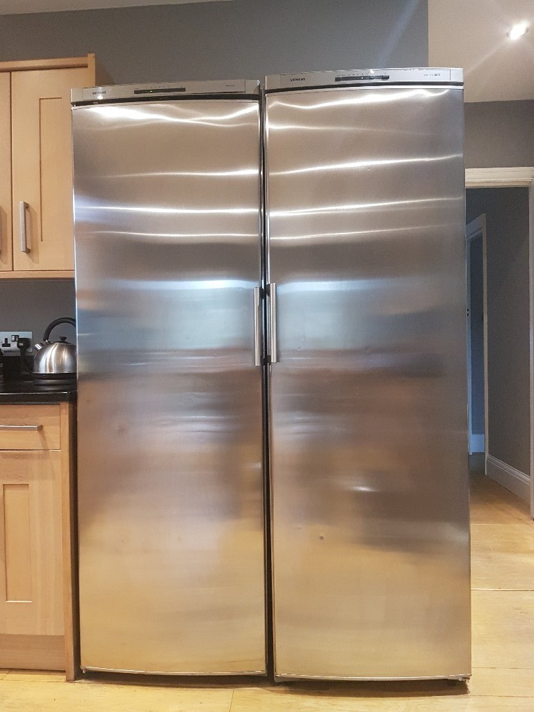 Siemens Stainless Steel Larder Fridge & Matching Freezer Excellent