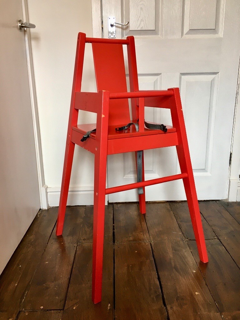 Red ikea high chair in Adamsdown, Cardiff Gumtree
