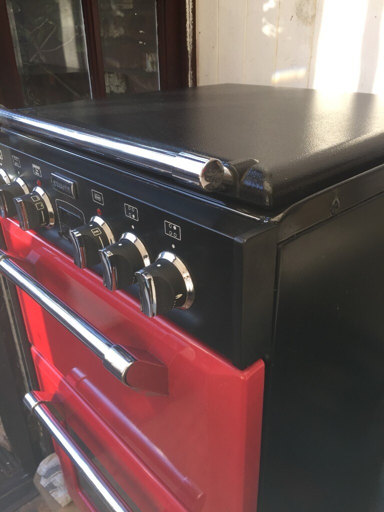 Stoves Richmond MiniRange 550 Jalapeno Red Gas Hob Electric Oven in
