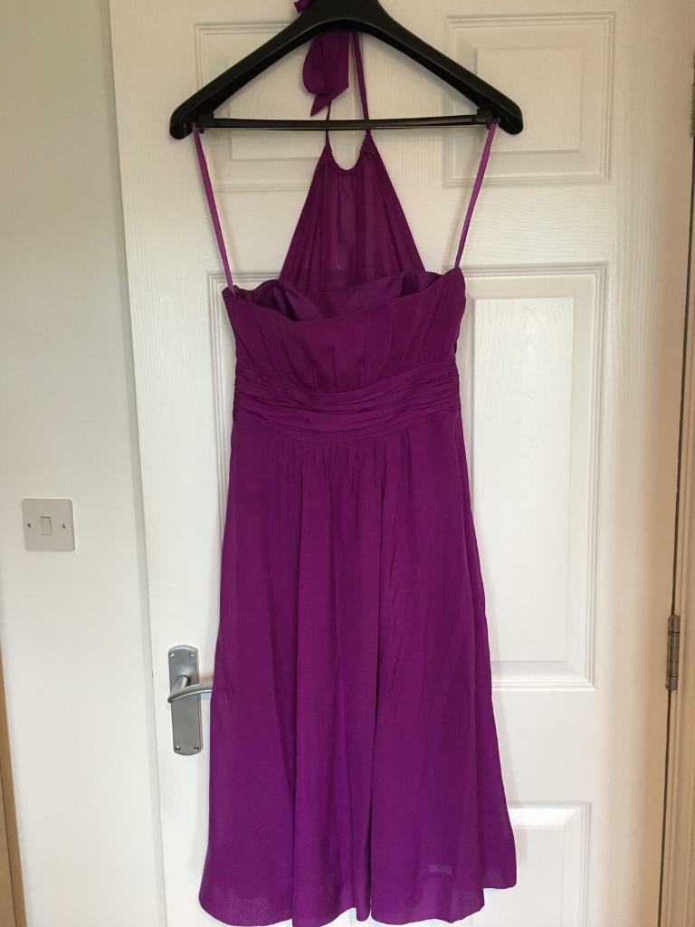 100 Silk Purple Monsoon Prom Dress Size 10 in Norwich, Norfolk Gumtree