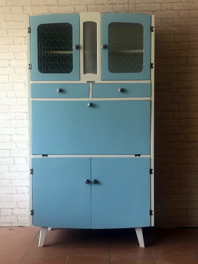 Vintage 1950s 60s Kitchenette Larder Cupboard Pantry Unit In