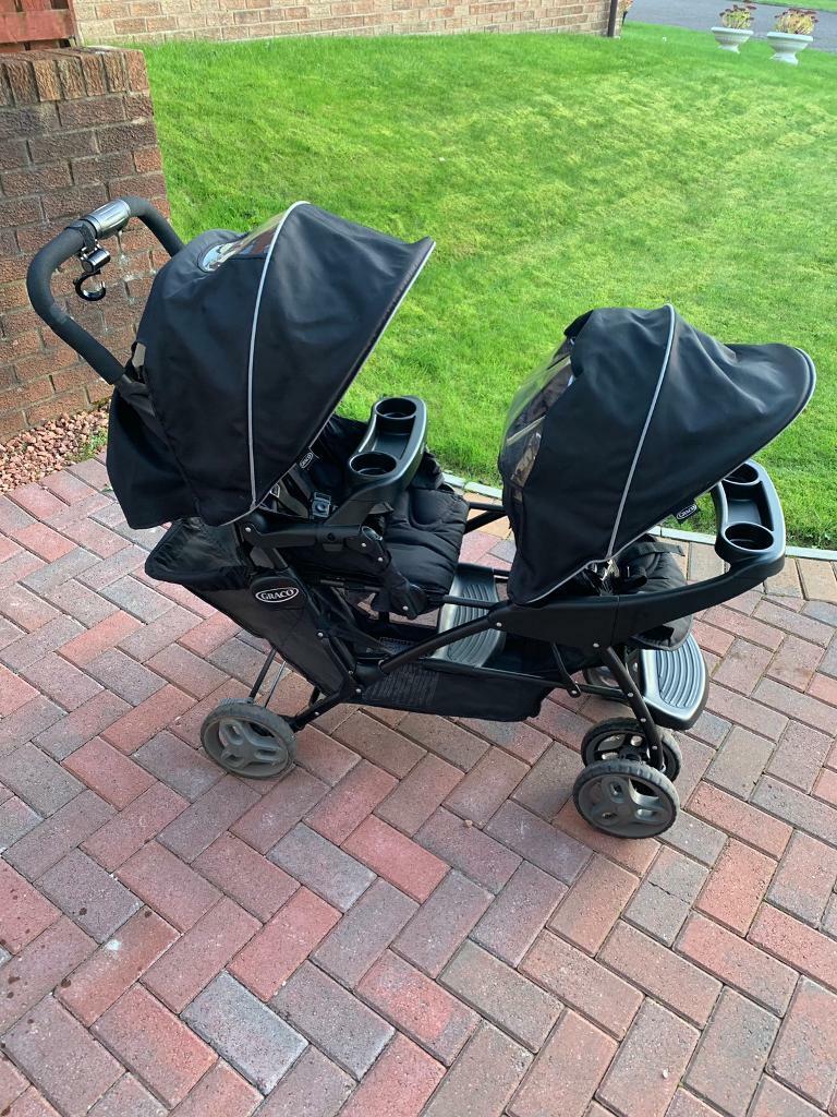 Graco stadium duo buggy stroller double in East Kilbride, Glasgow