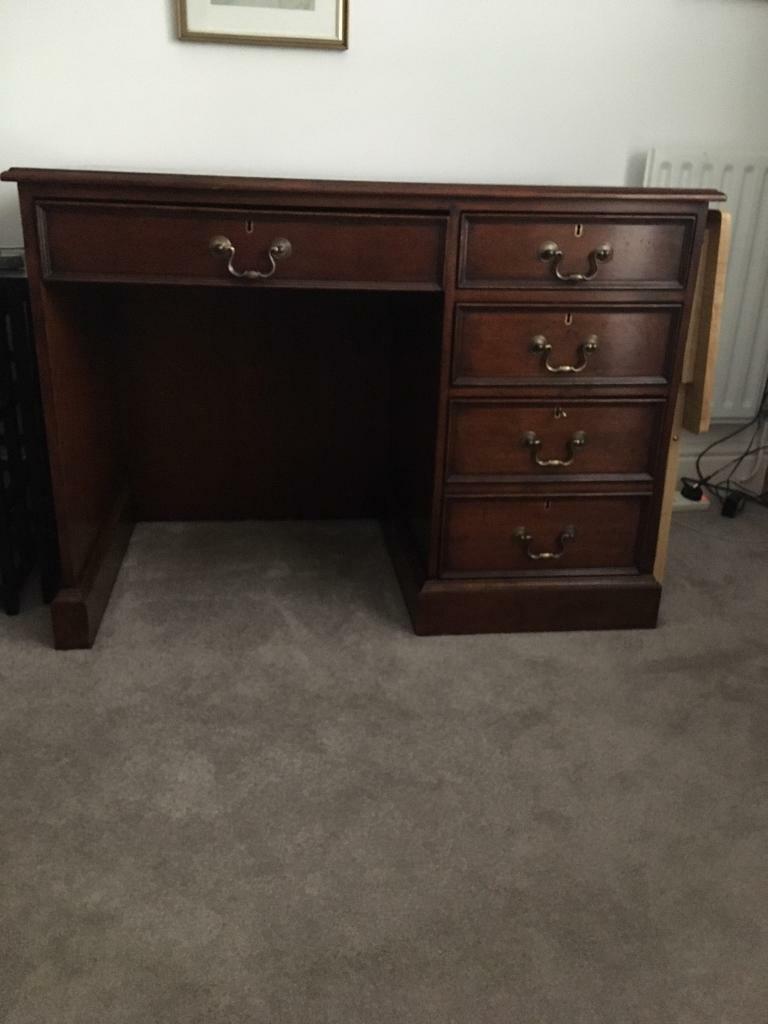 Mahogany reproduction computer desk in Brampton, Cumbria Gumtree