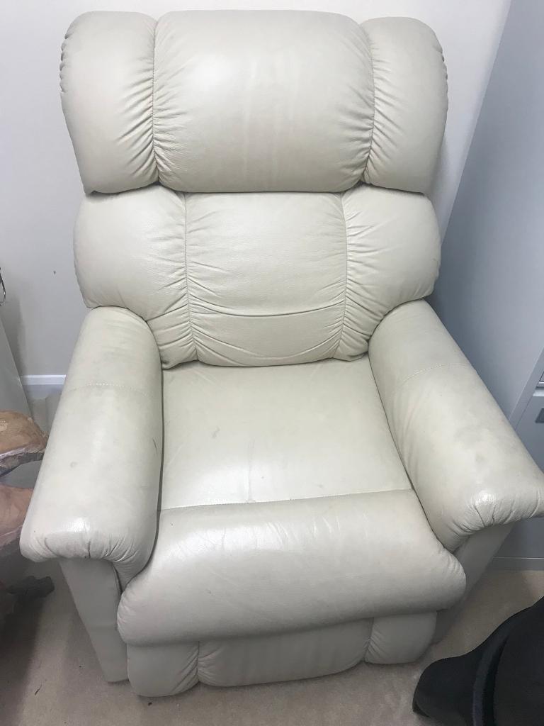 Layzboy leather powered recliner/lift chair (including leather