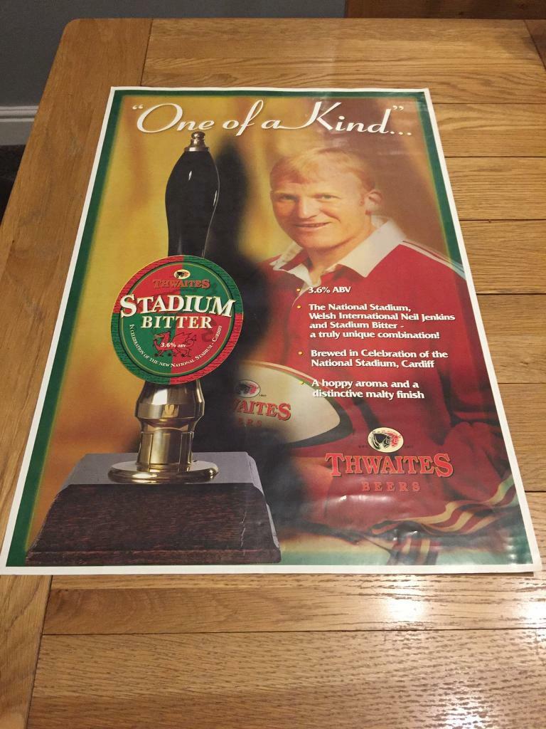 Rare Neil Jenkins rugby poster in Llanedeyrn, Cardiff Gumtree