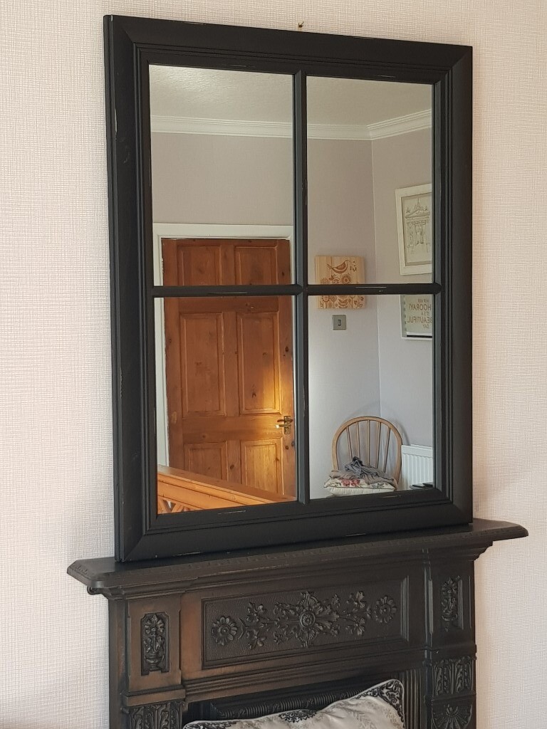 Beautifulo Black Framed Window Mirror Brand New in Stalybridge