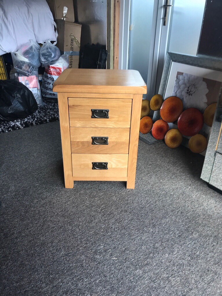 Solid oak bedside table in Southampton, Hampshire Gumtree