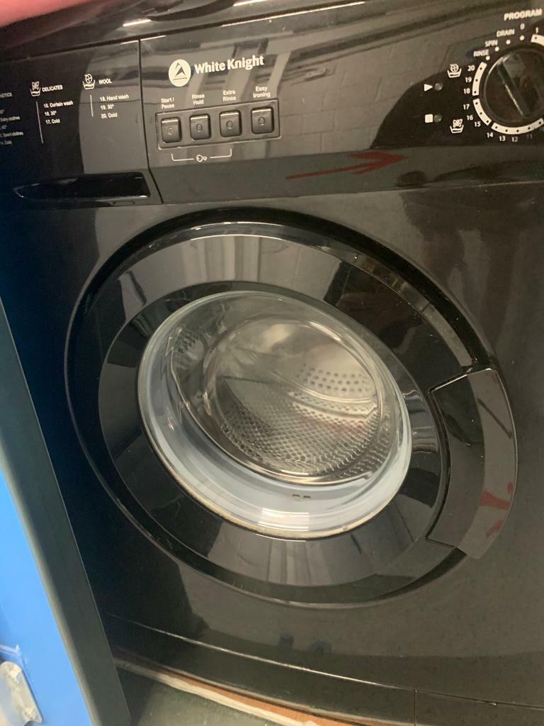 WHITE KNIGHT WASHING MACHINE IN BLACK in Huddersfield, West Yorkshire