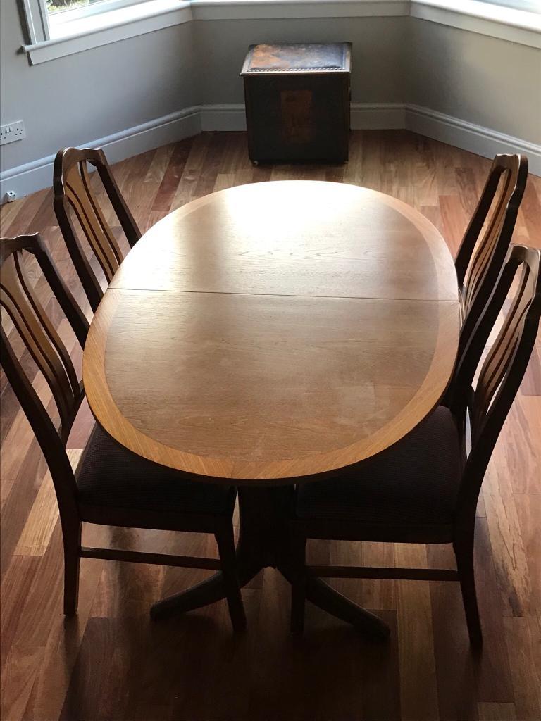 Quality Dining Table (extending) and 4 Chairs | in Giffnock, Glasgow
