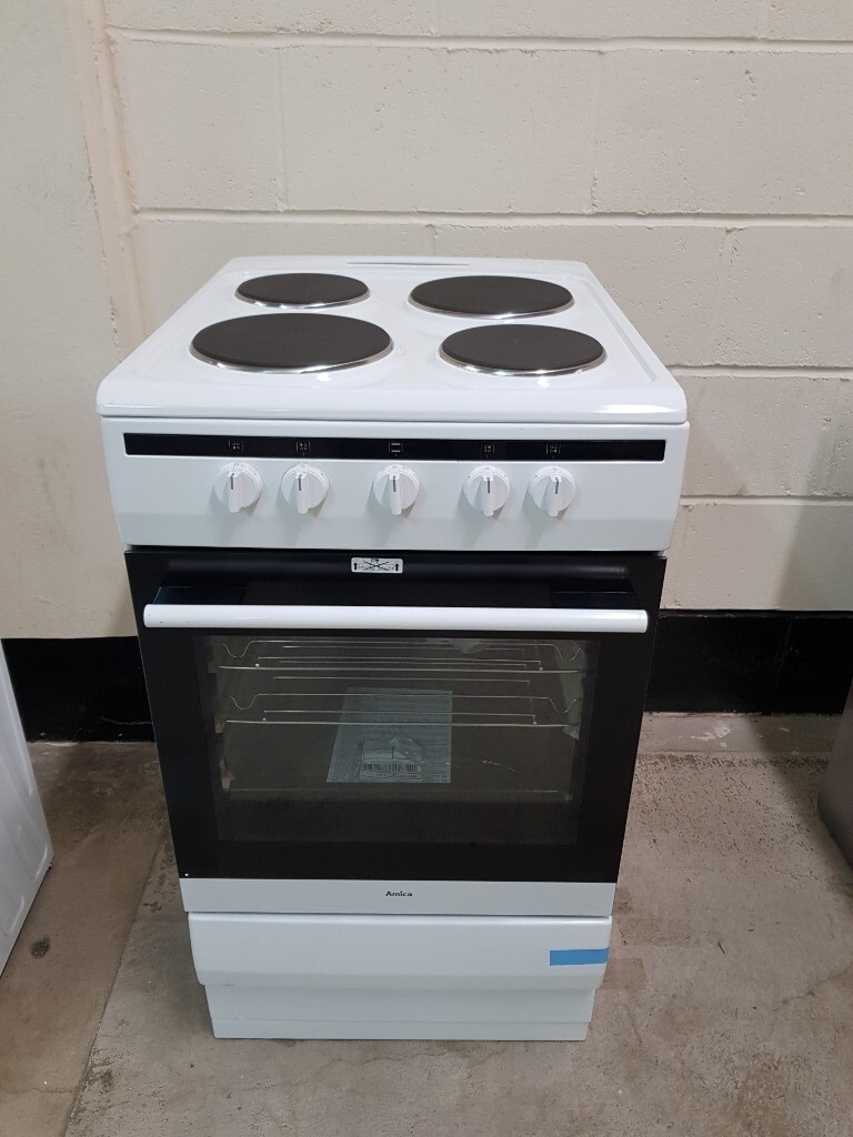 AMICA 508EE1(W) 50 cm Electric Cooker Electric Hobb and Electric Oven