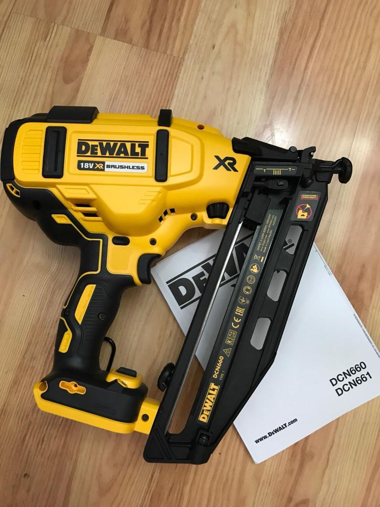 Brand new DeWalt DCN660 18v Liion Brushless 2Nd Fix Nail Gun. ( paslode makita festool hilti