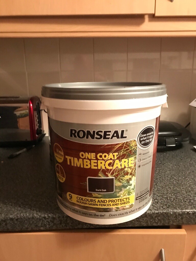 Fence paint dark oak in Bearsden, Glasgow Gumtree