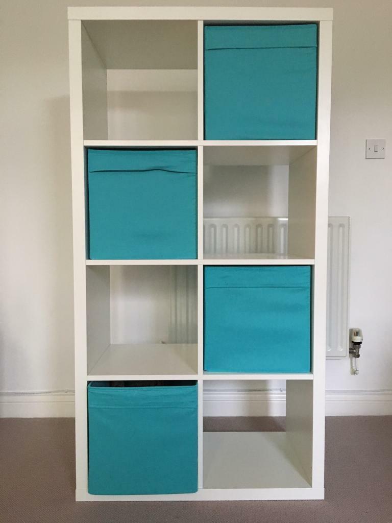IKEA Kallax Shelving Unit & Boxes in Burgess Hill, West Sussex Gumtree