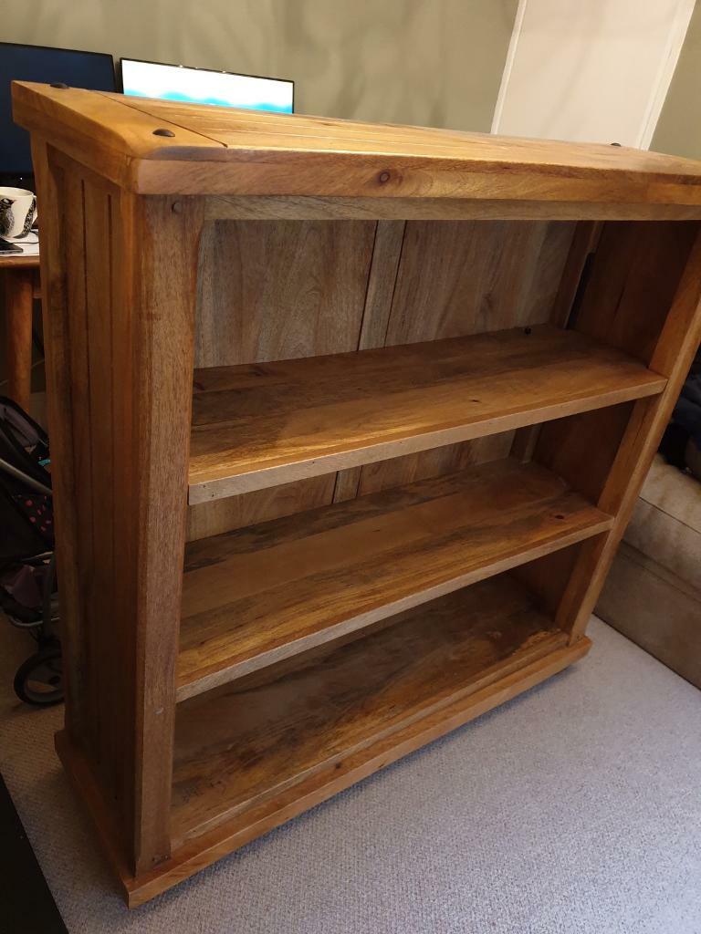 Mango wood bookcase shelving unit SOLD in Eastleigh, Hampshire Gumtree