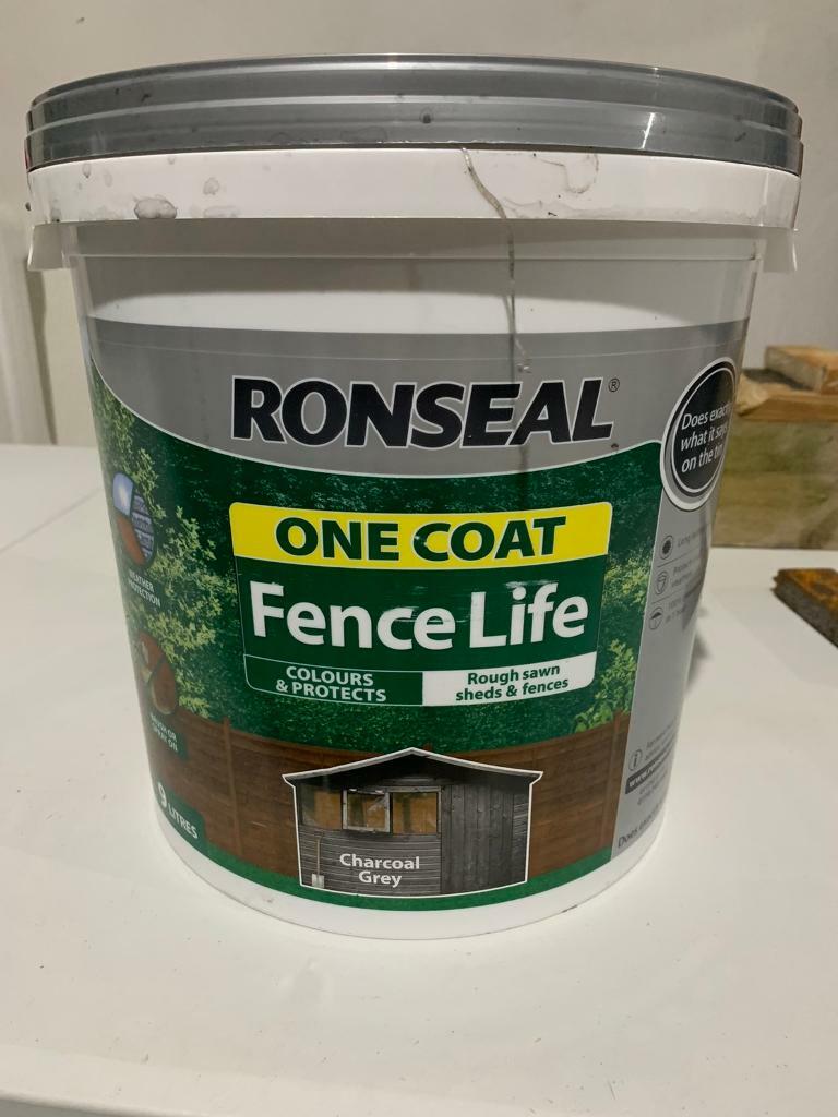 Ronseal one coat charcoal grey 9l | in Newtownards, County ...