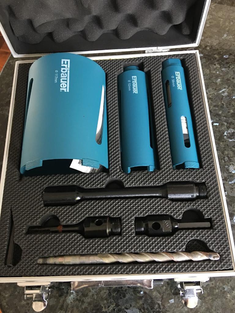 ERBAUER 3 diamond core kit in Sarisbury Green, Hampshire Gumtree