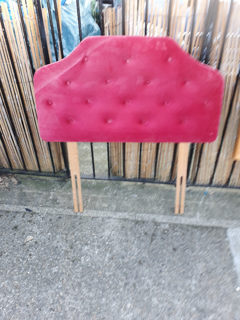 bright pink padded headboard for single bed in Sunderland, Tyne and