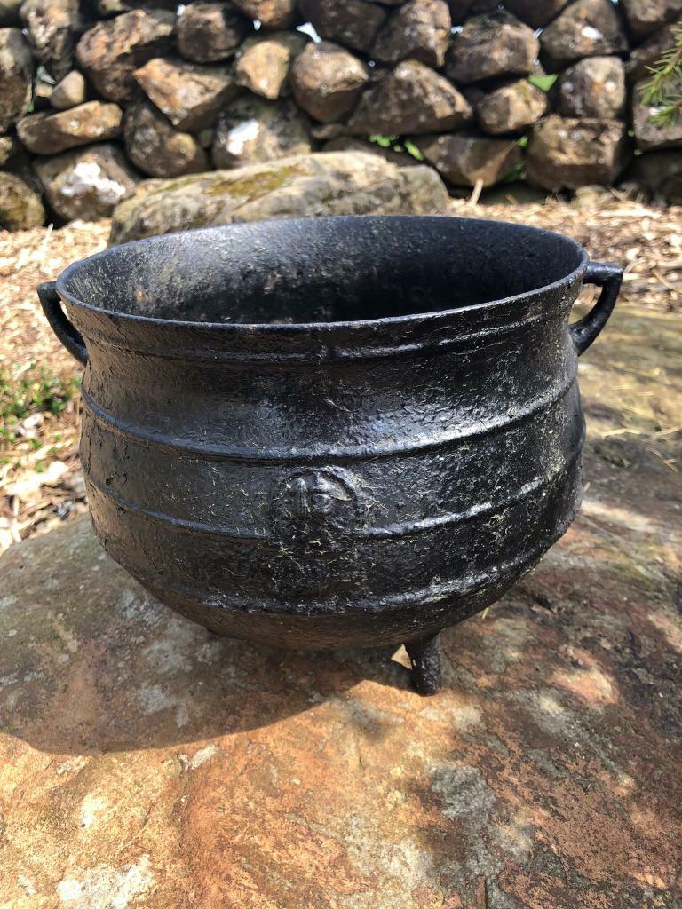 Cast Iron Vintage 9” Irish 3 Legged Cooking Pot in Broughshane