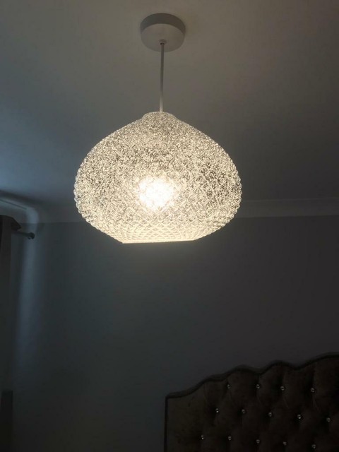 Next Glamour Glass Ceiling Shade Pendant Light Shade Lamp Shade