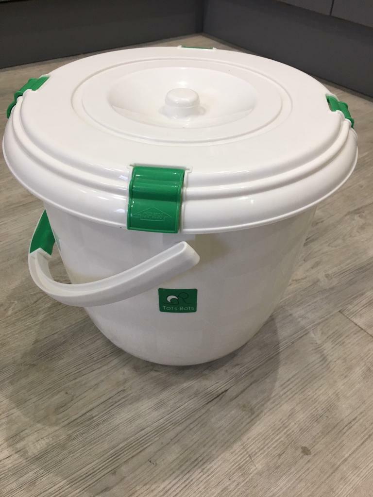 Nappy bucket and 2 elasticated nets Tots Bots in Leith, Edinburgh