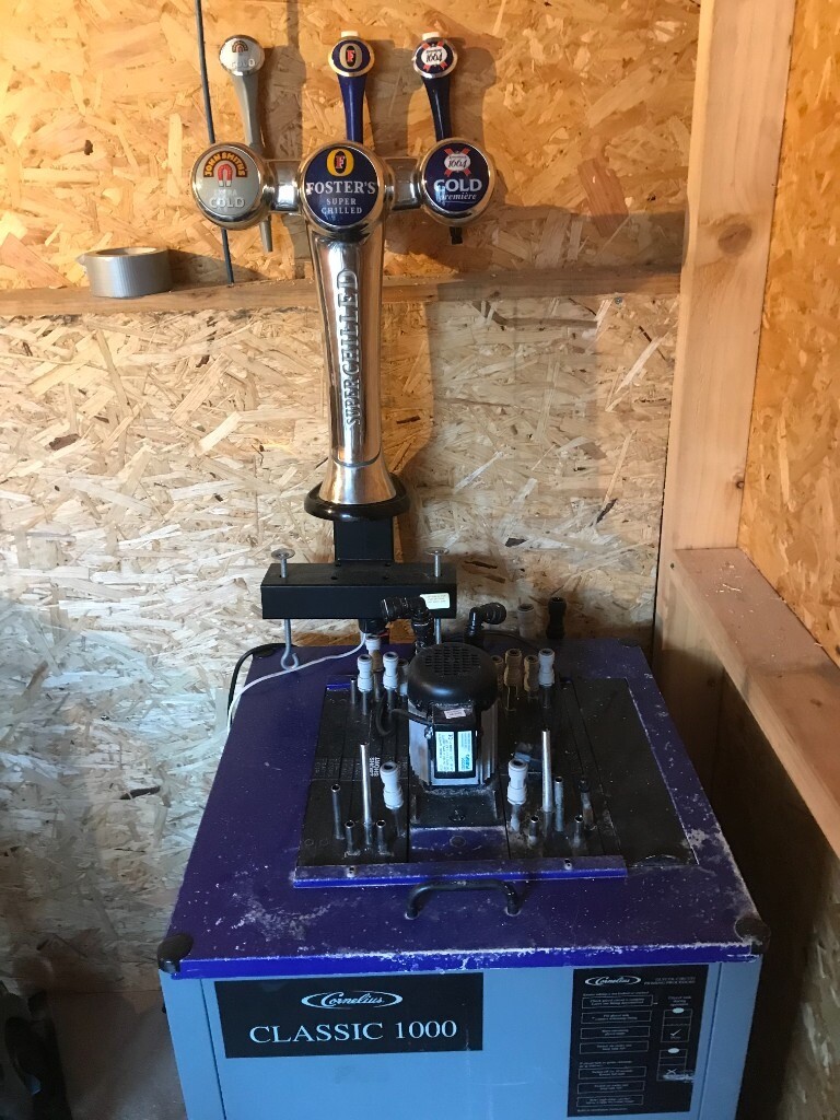 cornelius classic 1000 beer cooler and three keg pump in Woolton