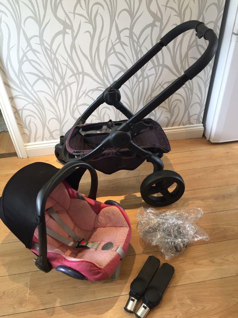 Icandy peach travel system chassis car seat maxi cosy pram I candy