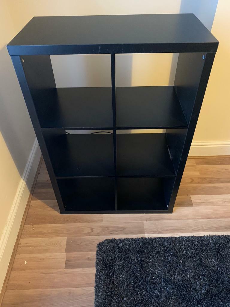 Argos Home Squares Plus 6 Cube Storage Unit Black in Northwich