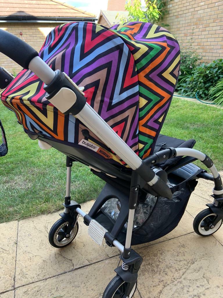 Bugaboo Bee buggy/stroller with limited edition Missoni hood in