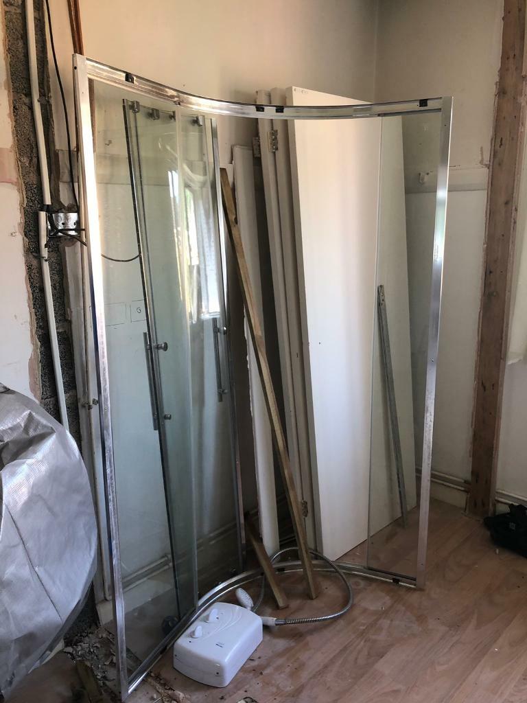 Second hand Shower tray and shower screen in Somerset Gumtree