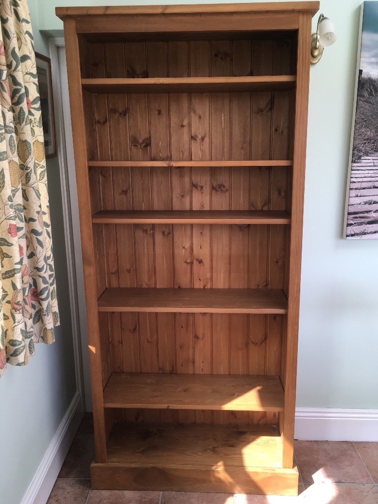 Tall pine bookcase in Morpeth, Northumberland Gumtree