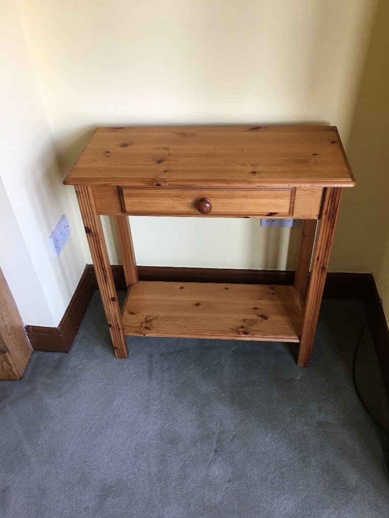 Pine Telephone Table / Desk ideal for renovation, upcycling