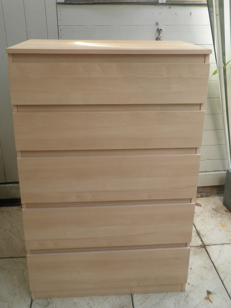 Ikea Kullen Chest Of 5 Drawers Bedroom Furniture Wood Effect