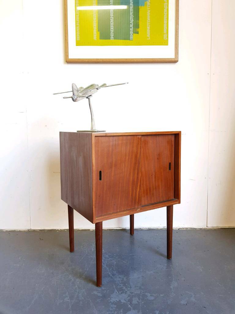Mid Century Teak Record Cabinet Retro In Peckham London