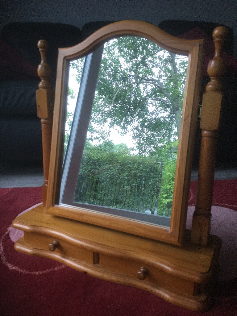 MIRRORS, Mirror and Drawer set, Pine Furniture, Dresser, Bedroom