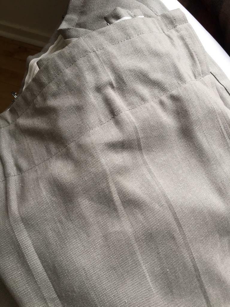 Light Grey Linen Look Curtains With Tie Backs Extra Long In Jordanhill