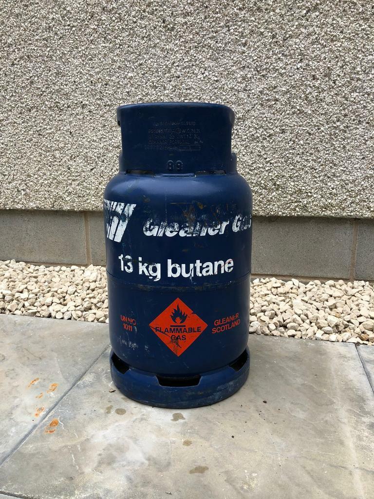 Gleaner Gas Bottle 13kg Butane 1/2 Full in Ellon, Aberdeenshire