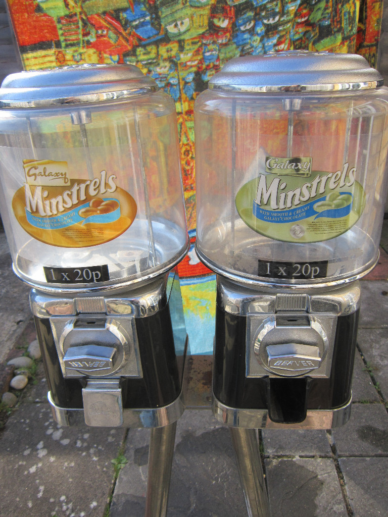 Beaver 20p coin operated sweet vending machine in Rochester, Kent