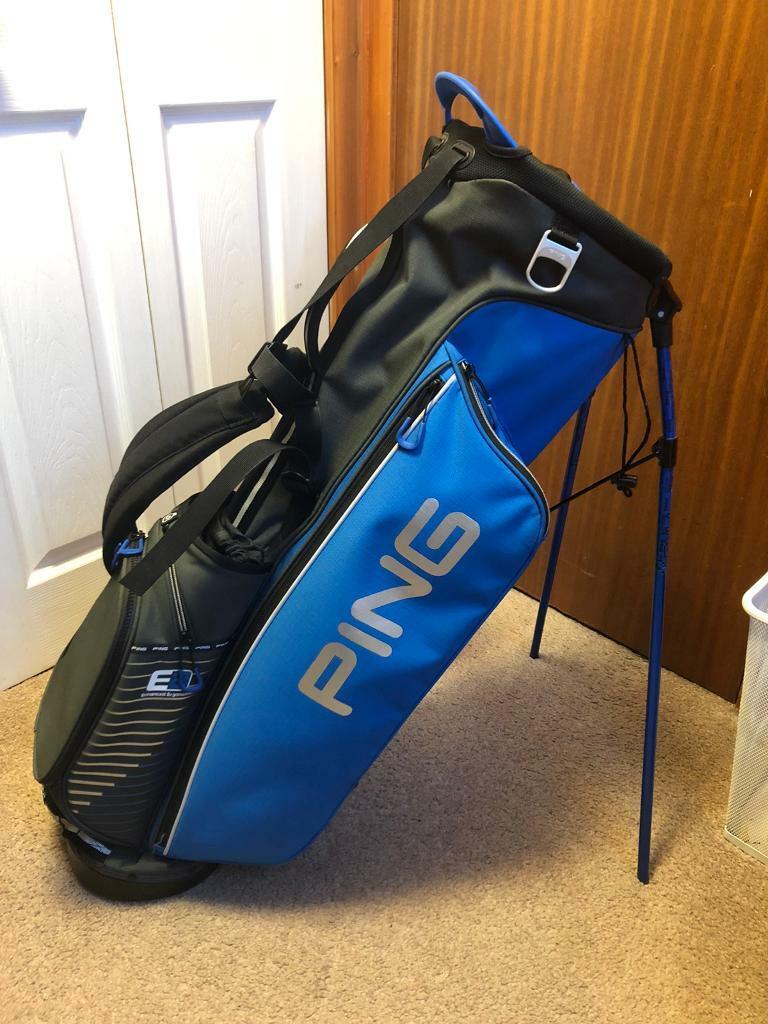 PING 4 Series Golf Stand Bag Blue/Grey (with rain hood) in Glasgow Gumtree