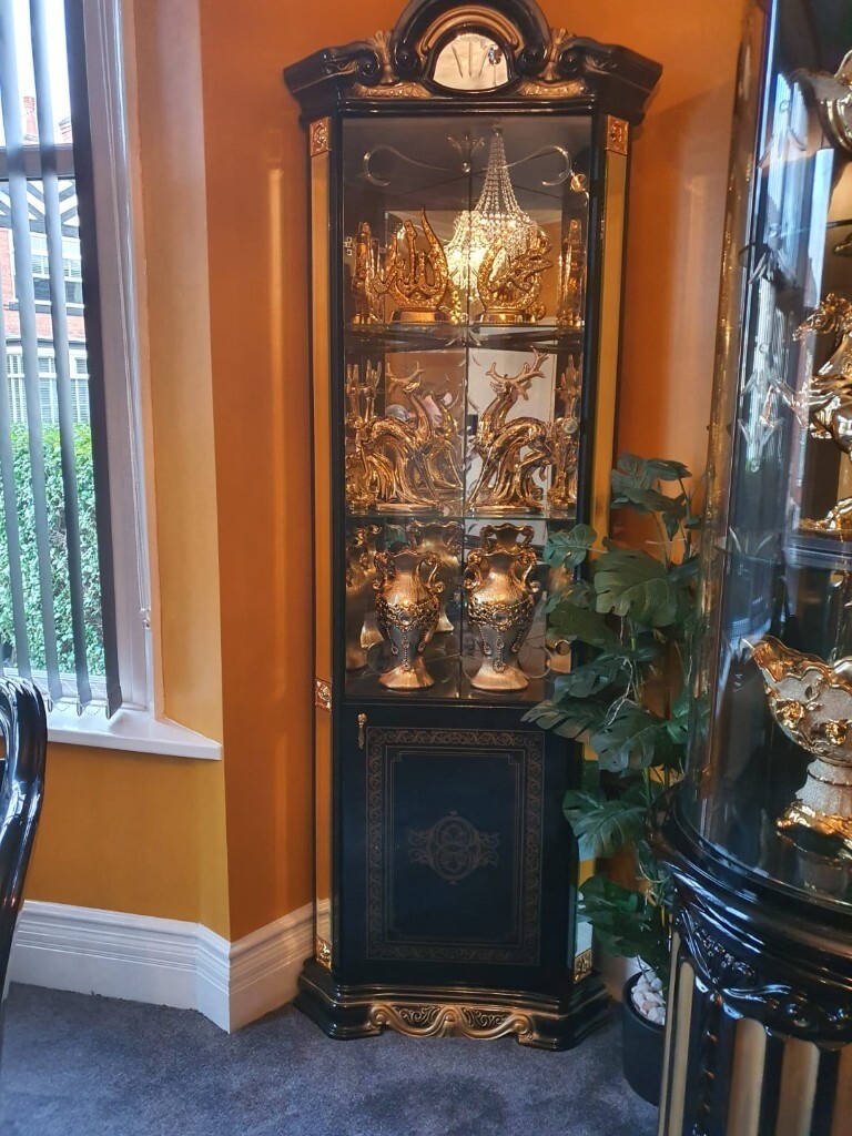 Classic Italian Betty Black Corner Display in BurtononTrent