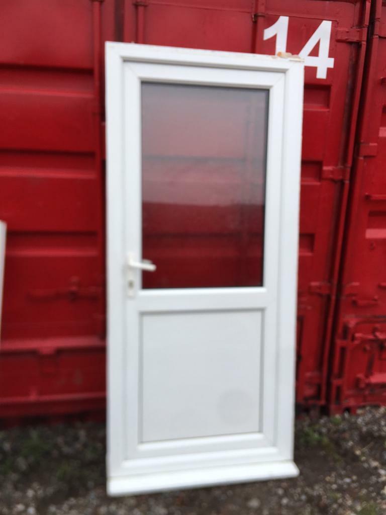 Double glazed uPVC back man cave shed summerhouse outhouse garage door