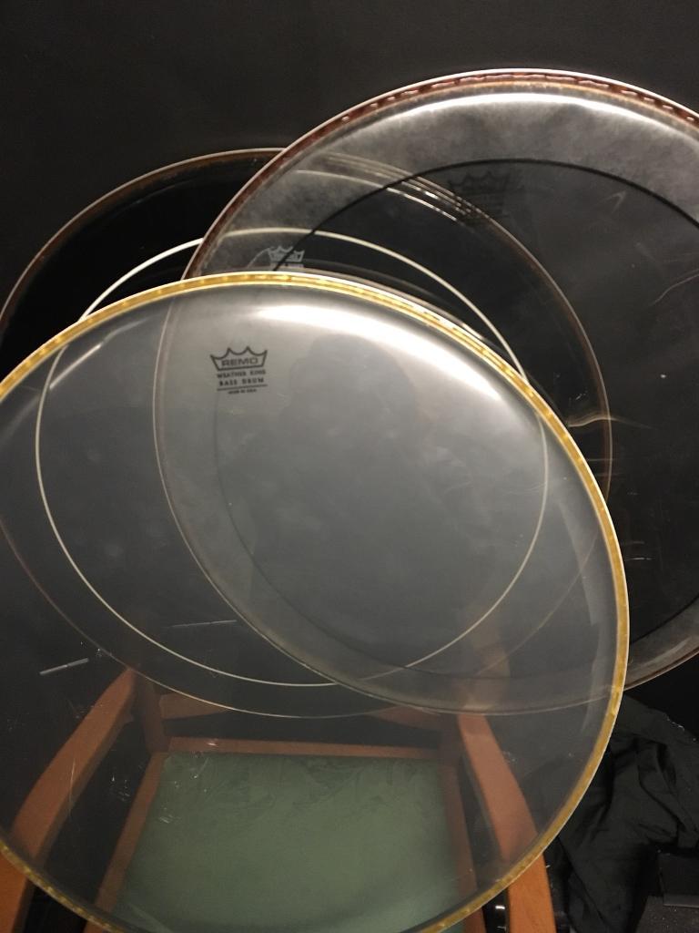 Remo 24” bass drum head skins job lot in Bournemouth, Dorset Gumtree