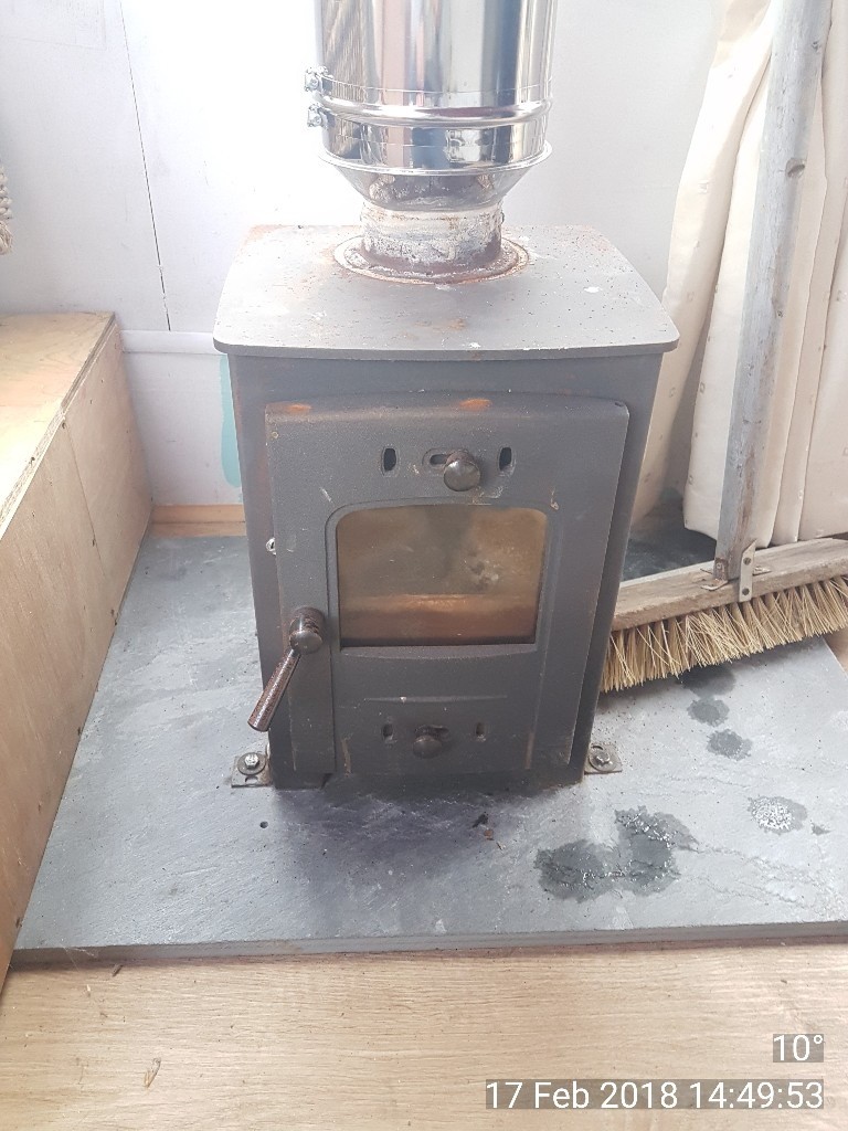 Wood/ coal burner with flue. in Oxford, Oxfordshire Gumtree