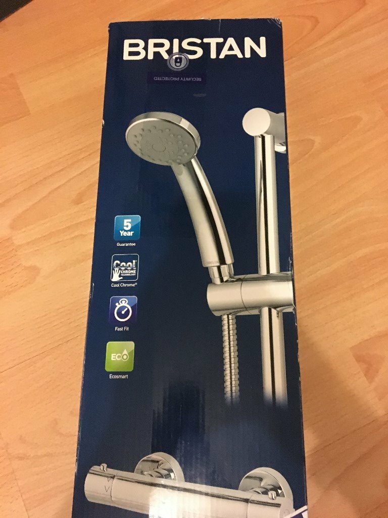 Bristan Shower Frenzy Thermostatic Surface Mounted Bar Shower in