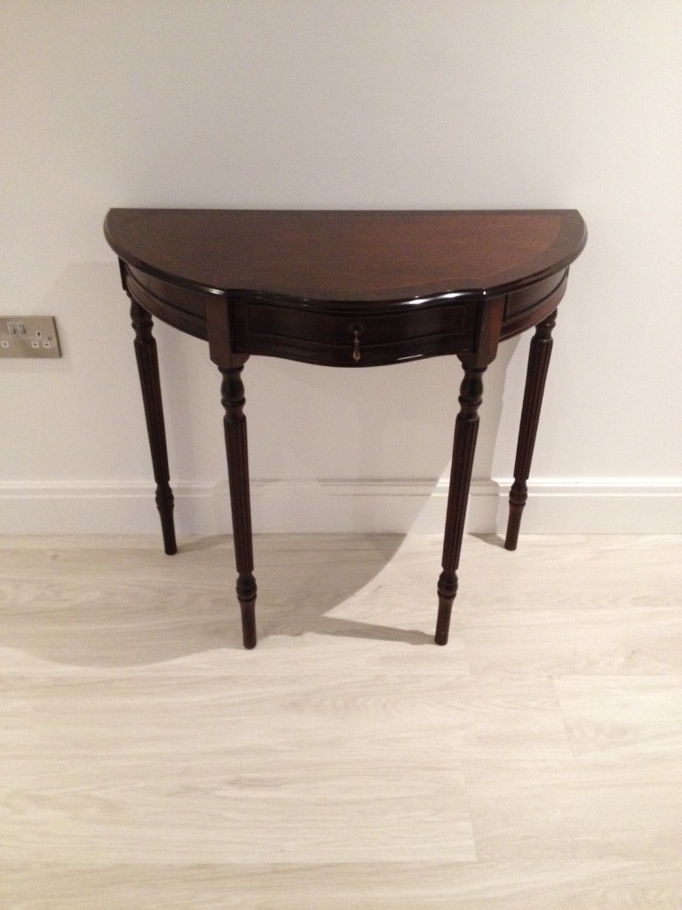 Mahogany Half Moon Console Table in Preston, Lancashire Gumtree