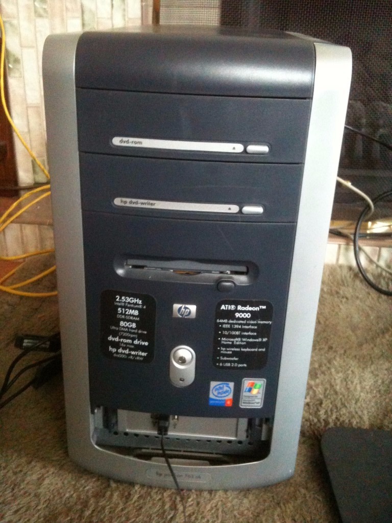 HP Pavilion 700 PC Tower (TOWER ONLY) Good Basic Computer! in