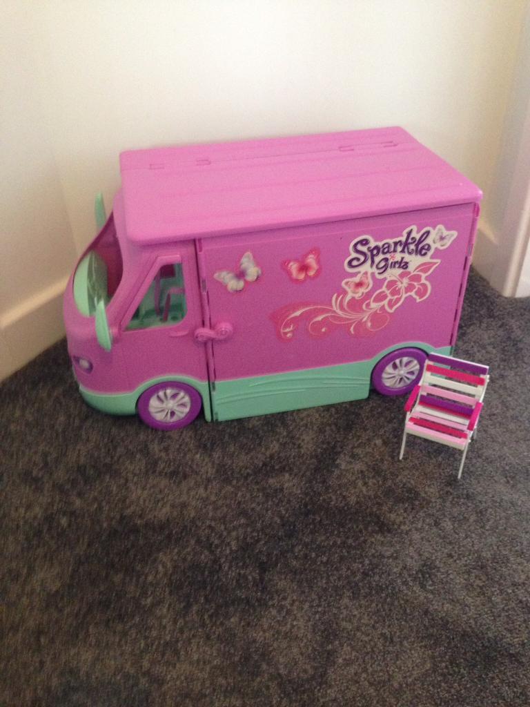 smyths barbie van