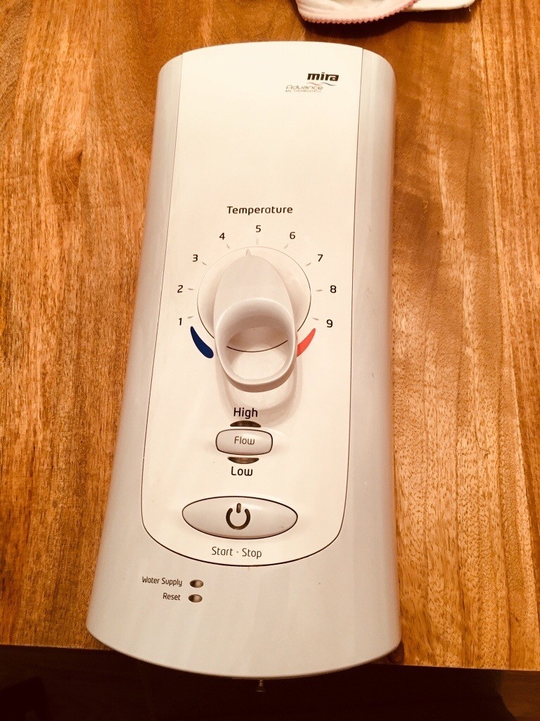 mira advance 9.8 kw electric shower