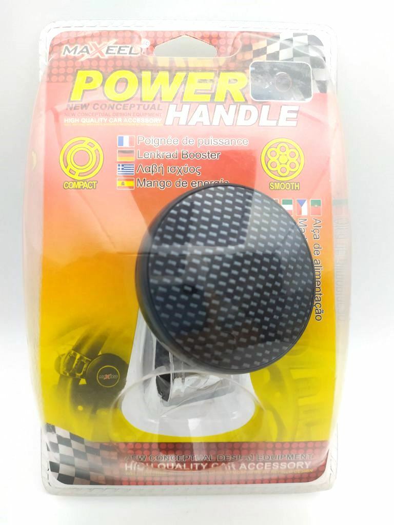 Pomello Maniglia Spinner Volante Assistenza per Auto Barca Camion Carbon awe