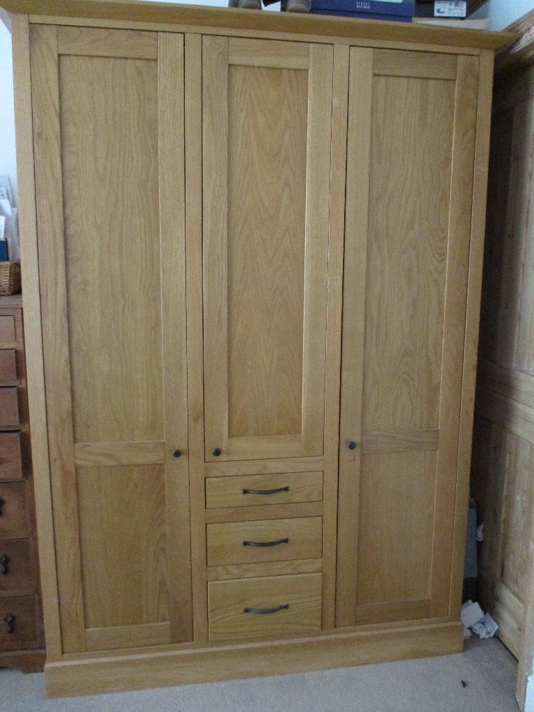 NEXT Triple Oak/Veneer Wardrobe in Carlton Colville, Suffolk Gumtree
